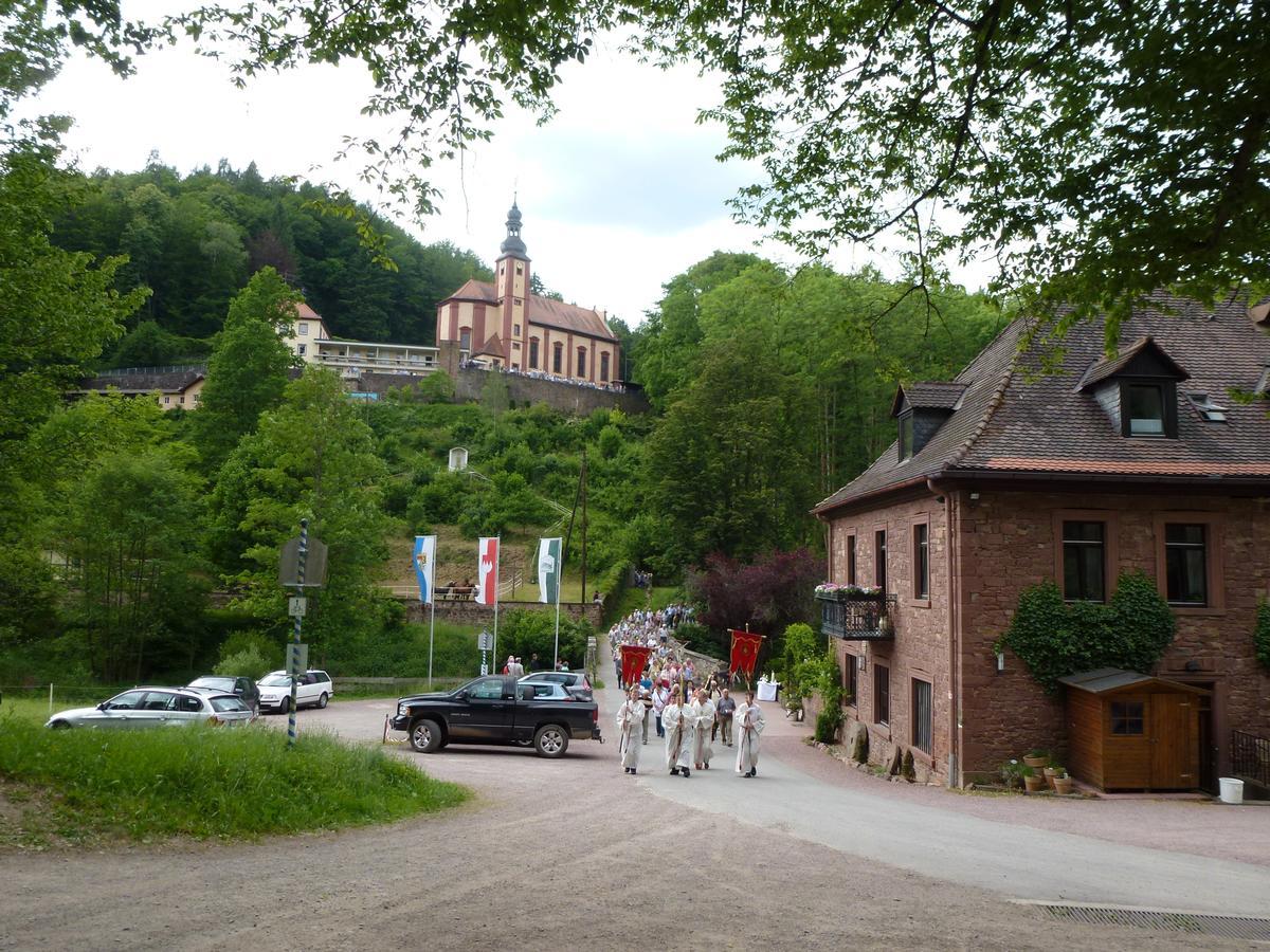 Hotelgasthof Buchenmuehle Lohr Exterior foto
