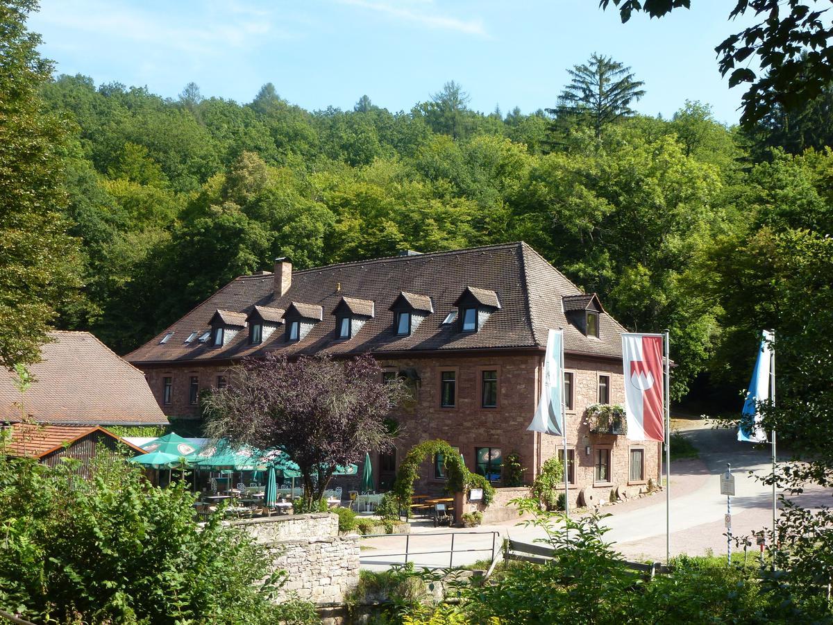 Hotelgasthof Buchenmuehle Lohr Exterior foto