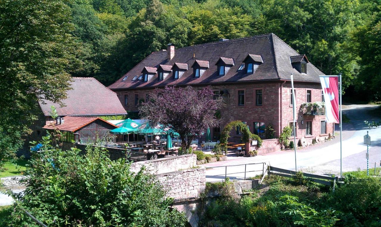 Hotelgasthof Buchenmuehle Lohr Exterior foto